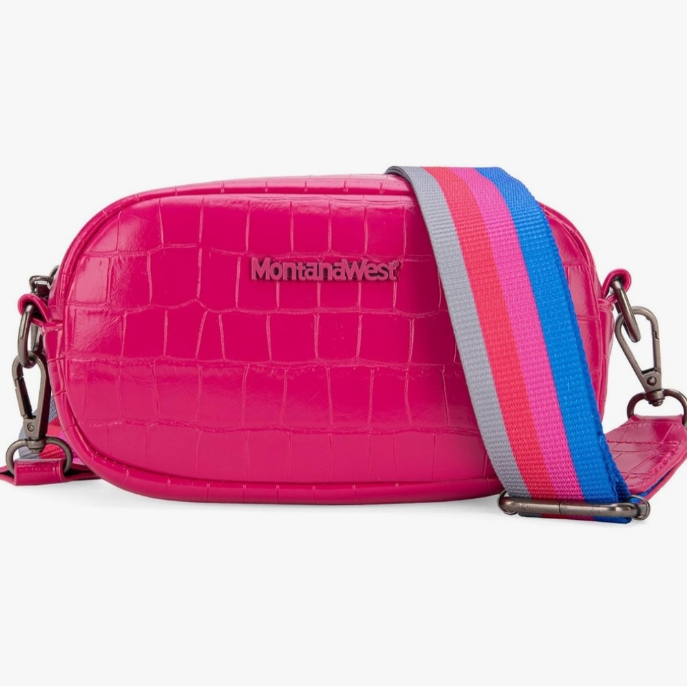 Montana West small crossbody bag mini pouch cute and fun color adjustable strap.